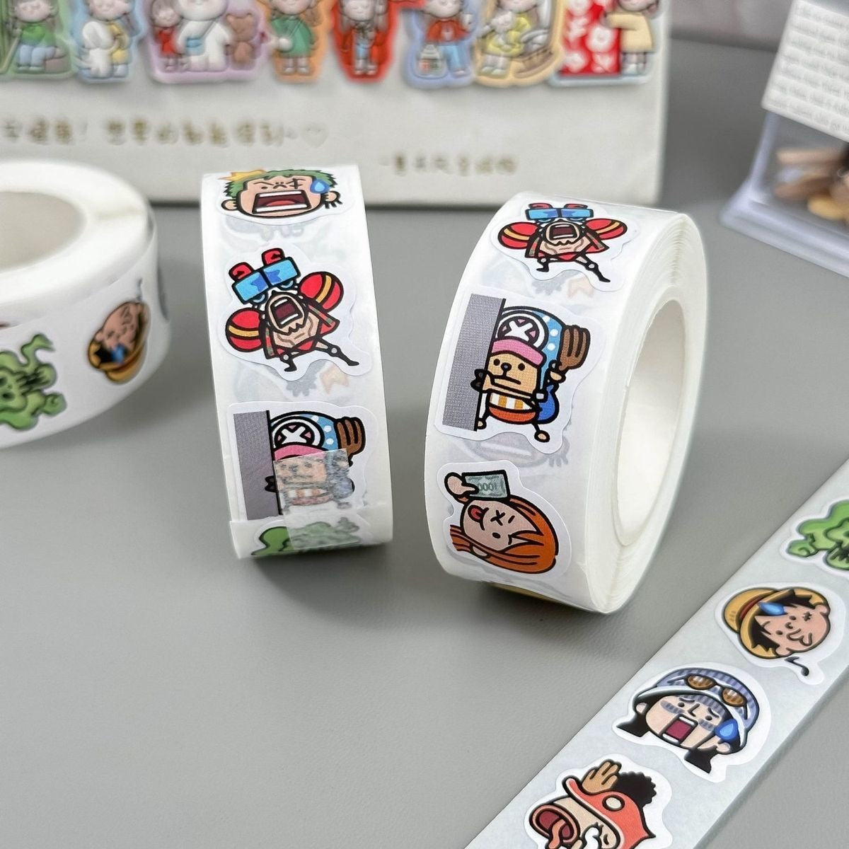 One Piece Cute Anime Stickers Roll