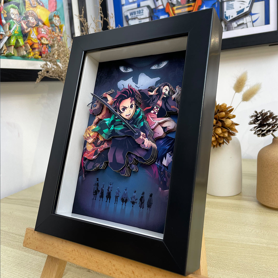 Demon Slayer 3D Glass Wall Art