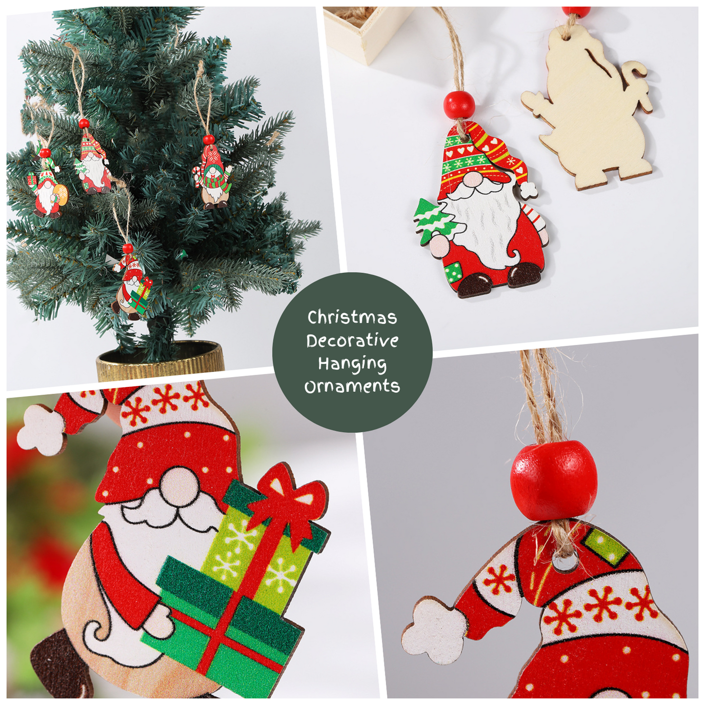 Santa Claus Christmas Tree Pendant Ornament