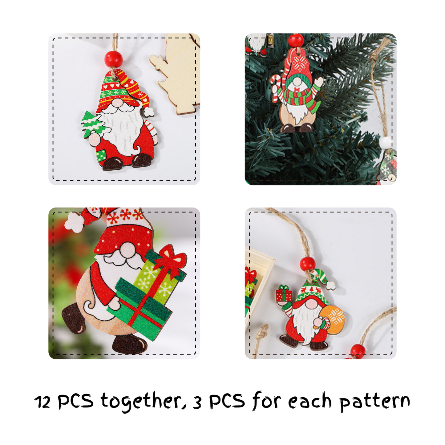 Santa Claus Christmas Tree Pendant Ornament
