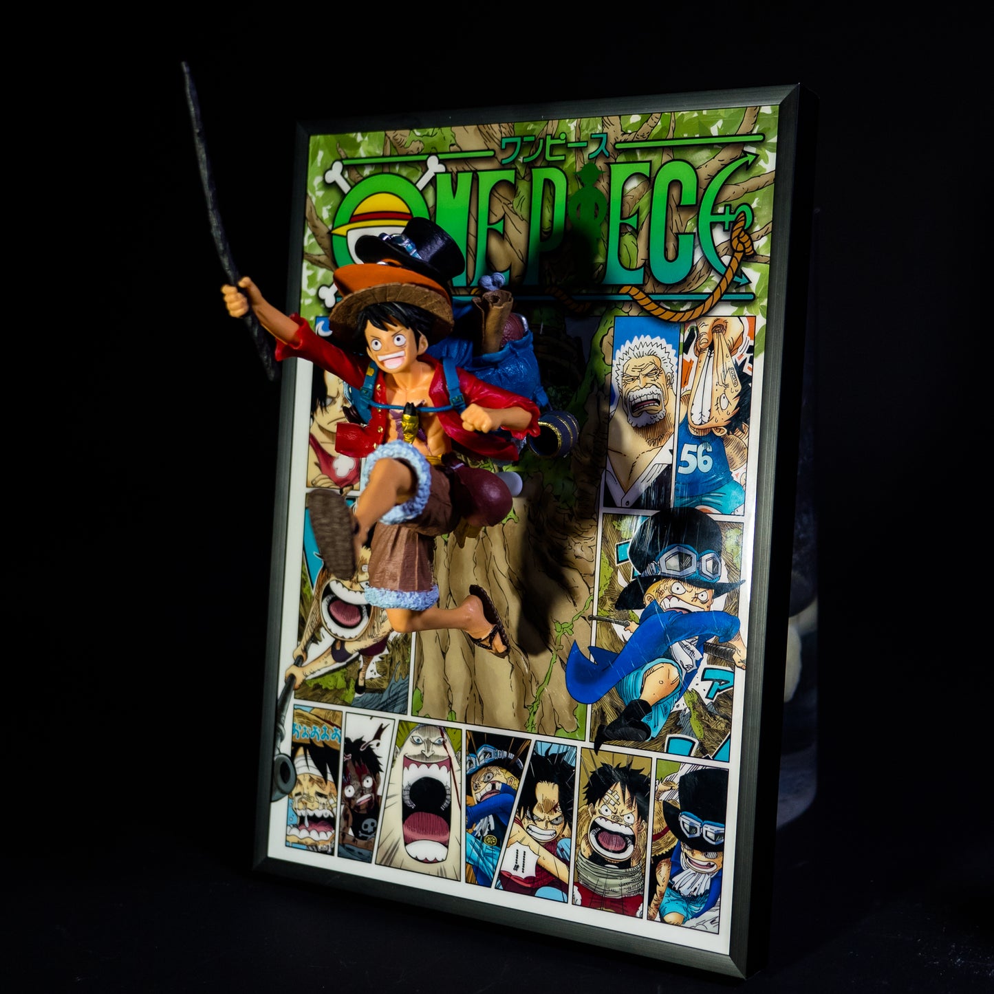 Luffy 3D Manga Art Decor