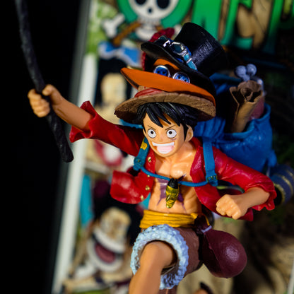 Luffy 3D Manga Art Decor