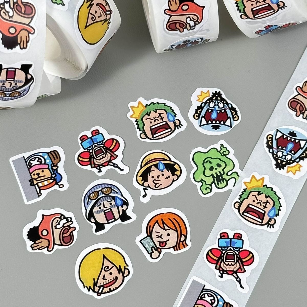 One Piece Cute Anime Stickers Roll