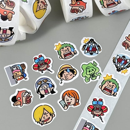 One Piece Cute Anime Stickers Roll