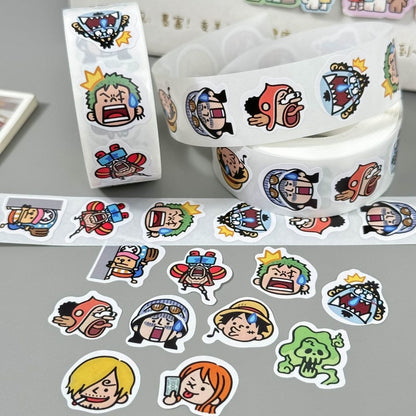 One Piece Cute Anime Stickers Roll