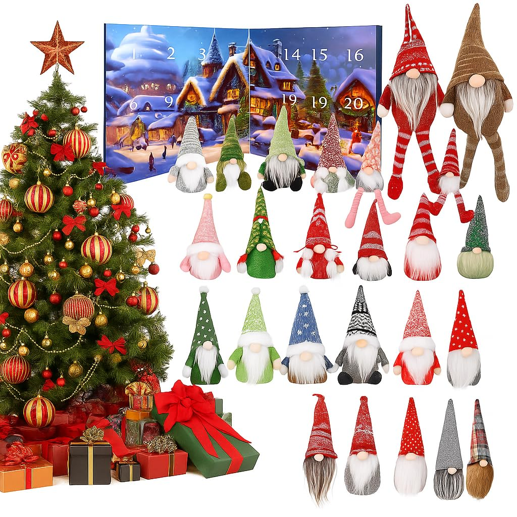Christmas Gnome Advent Calendar 2025